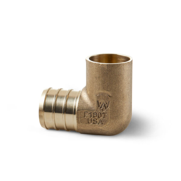 1/2" x 1/2" Brass Female Sweat Adapter Elbow