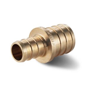 3/4" x 1/2" Brass PEX Reducing Coupling