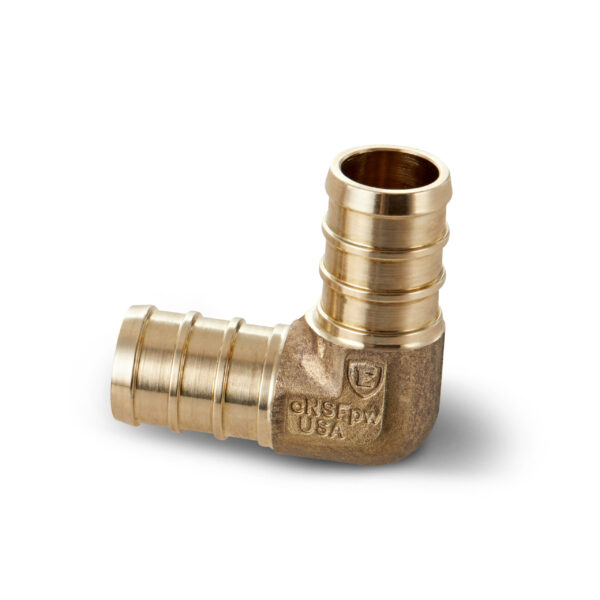 1/2" Brass PEX Elbow