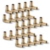 1/2 Brass PEX Elbow, 25 Pack