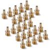 1/2" Brass PEX MNPT Adapter, 25 Pack