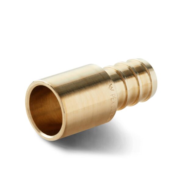 1/2" Brass PEX Male Sweat Adapter