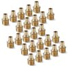 3/4" Brass PEX MNPT Adapter, 25 Pack