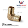 3/4" Brass PEX Elbow Eco Brass